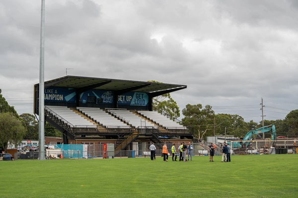 Work underway on new sports precinct at Campbelltown’s Bob Prenter Reserve